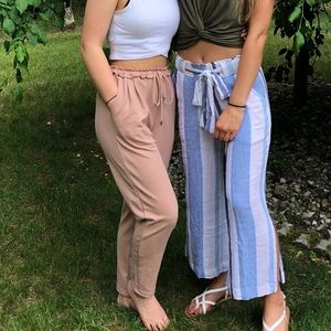 PINK DRAW STRING PANTS!!!!!